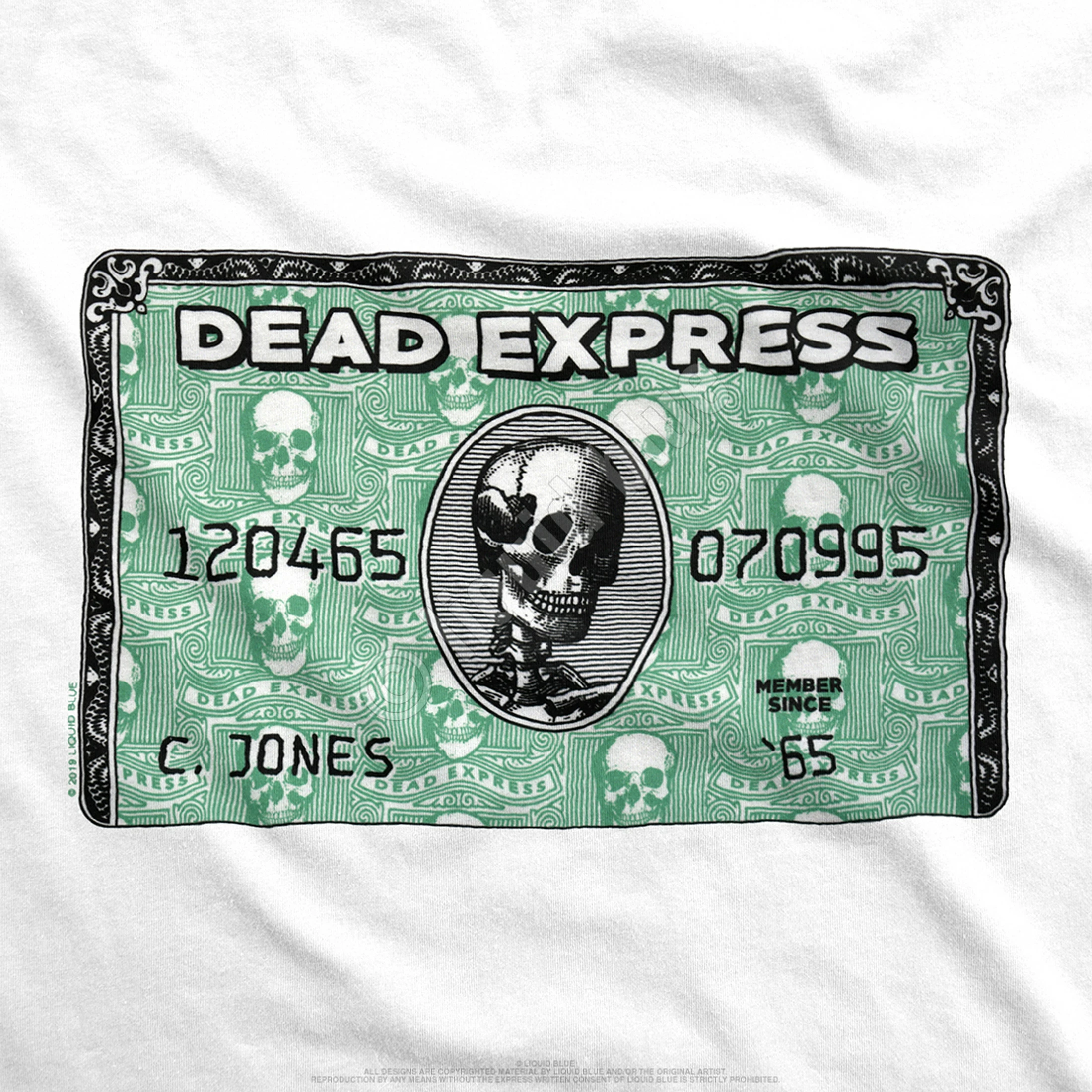 Dead Express White Athletic T-Shirt 5 Dead Express White Athletic T-Shirt - Image 3