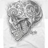 Skull De Luctus White T-Shirt -MLB Shop 21739f 83799.1569264494