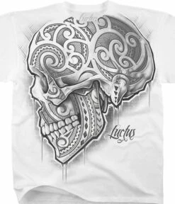 Skull De Luctus White T-Shirt