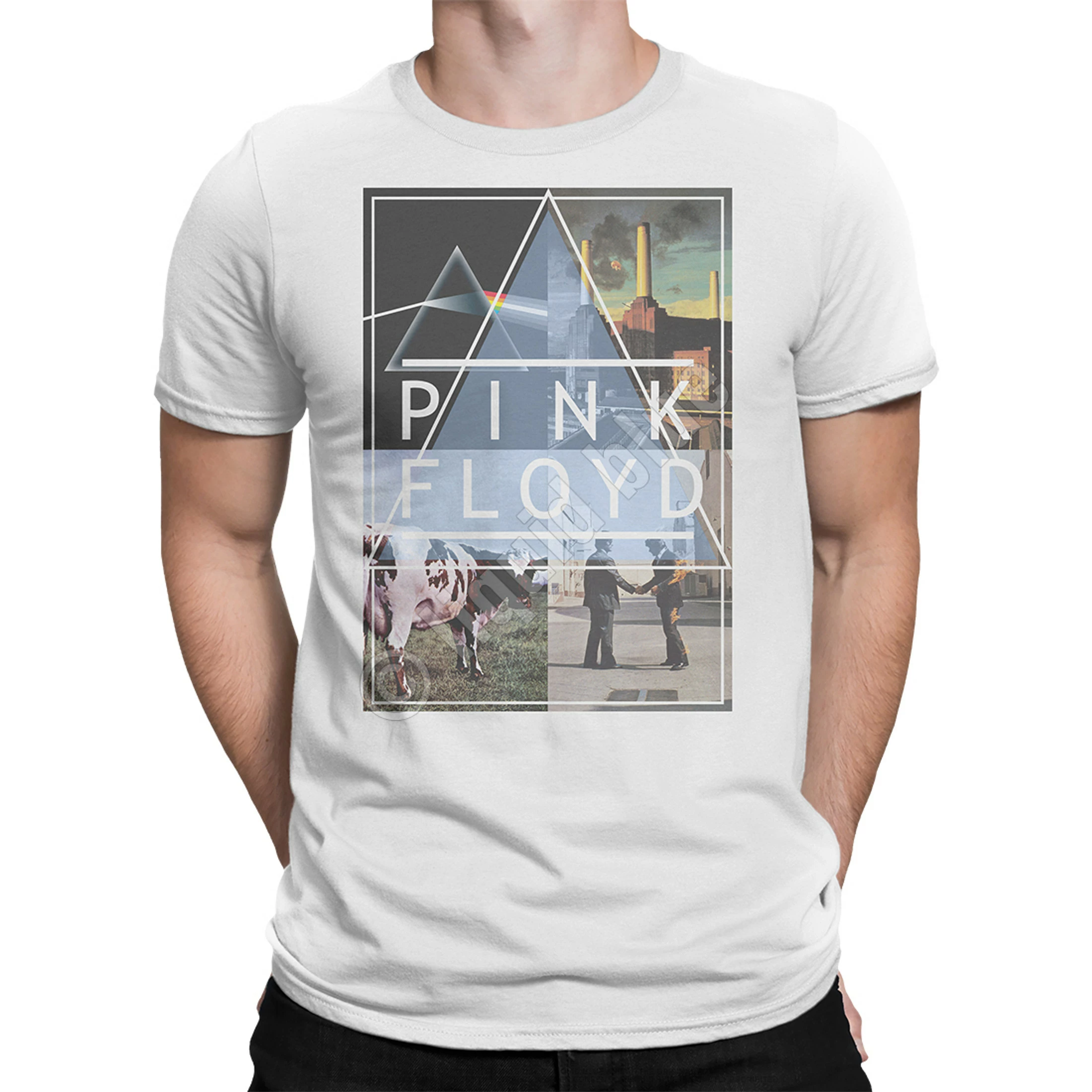 Pink Floyd Floyd Classics White Athletic T-Shirt 4 Pink Floyd Floyd Classics White Athletic T-Shirt - Image 2