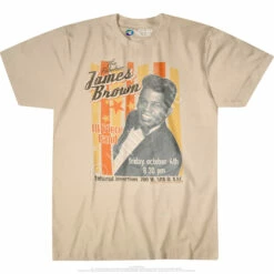 Fabulous James Brown Tan Athletic T-Shirt -MLB Shop 21833f 49194.1492103821