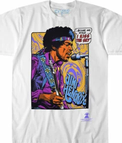 Hendrix Pop Art White T-Shirt