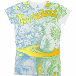 Go Ask Alice White Juniors Long Length T-Shirt -MLB Shop 23702f 90419.1389218474