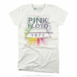 Pink Floyd Dark Side Mist White Juniors Long Length T-Shirt 8 Pink Floyd Dark Side Mist White Juniors Long Length T-Shirt -MLB Shop 23807Jf 03841.1488401354