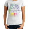 Pink Floyd Dark Side Mist White Juniors Long Length T-Shirt -MLB Shop 23807Jf body 85913.1569264562