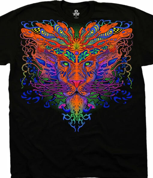 Trippy Lion Black T-Shirt 4 Trippy Lion Black T-Shirt -MLB Shop 31133f 88567.1569264500