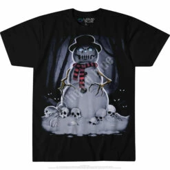 Snowman Black T-Shirt -MLB Shop 31190f 75456.1541539980