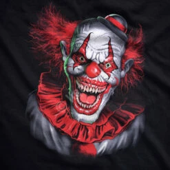 Scary Clown Black T-Shirt -MLB Shop 31215f artwork 00025.1634318232