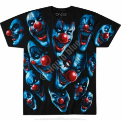All Over Clowns Black T-Shirt -MLB Shop 31273f 01077.1525885507
