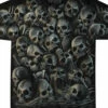 All Over Skulls Black T-Shirt