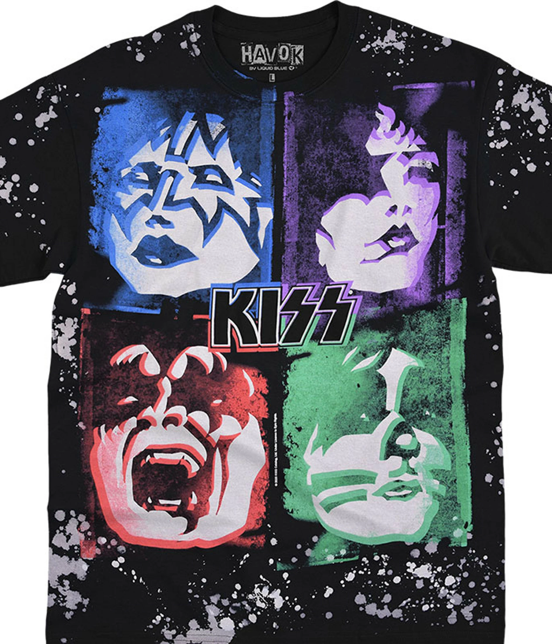 KISS Love Gun Havok Black T-Shirt 3 KISS Love Gun Havok Black T-Shirt