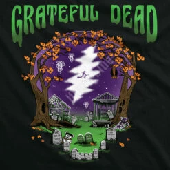 Grateful Graveyard Black T-Shirt -MLB Shop 31507f artwork 97604.1666044086