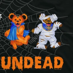 Undead Bears Black Hoodie -MLB Shop 31547f artwork3 46364.1633708241