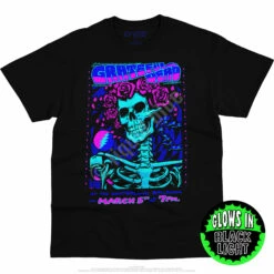 Bertha Blacklight Black T-Shirt -MLB Shop 31562f blacklight 40675.1562622291