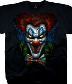 Bow Tie Clown Black T-Shirt