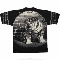 Cats Suck Bulldog Black T-Shirt -MLB Shop 31712b 41044.1632333918