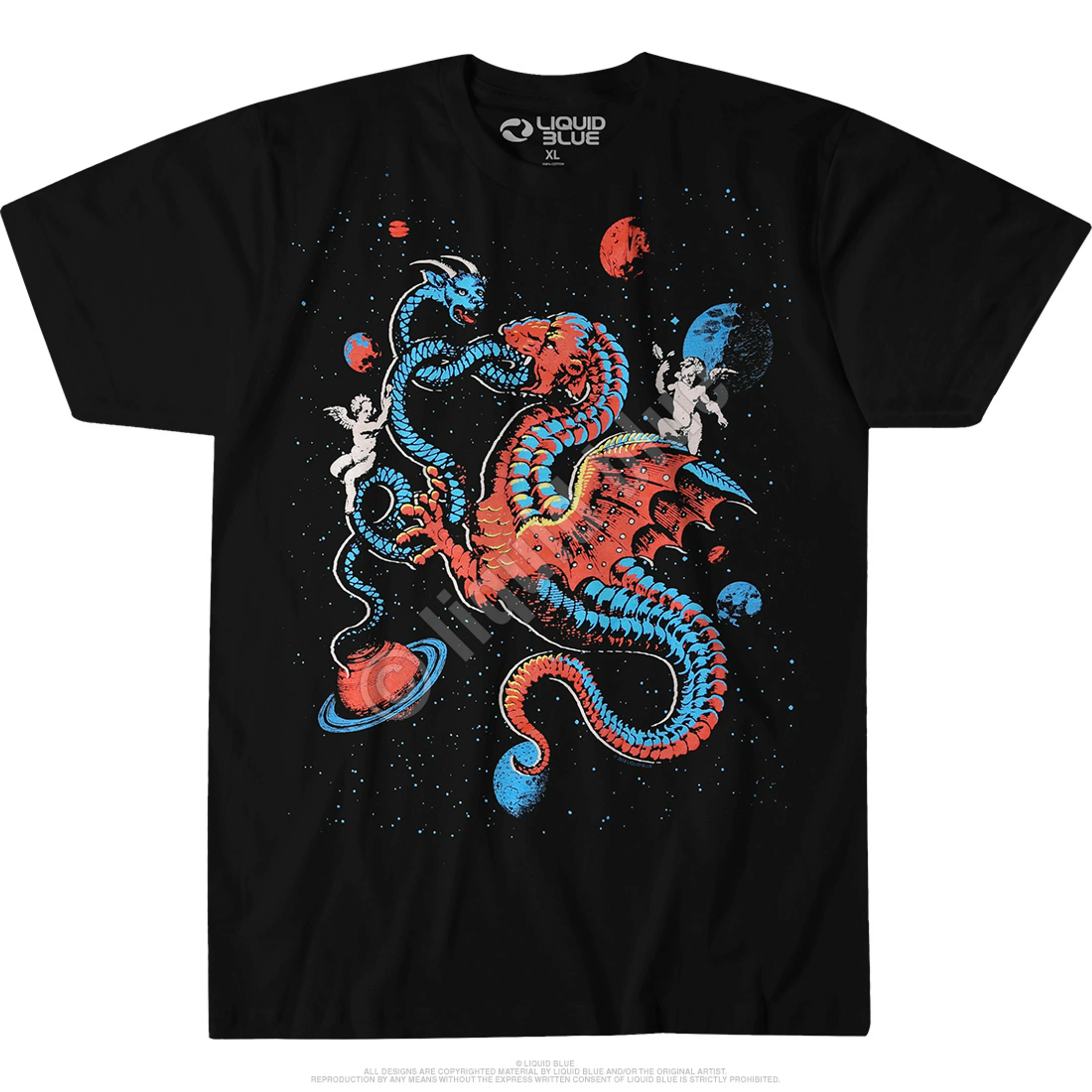 Celestial Dragons Black T-Shirt 4 Celestial Dragons Black T-Shirt - Image 2