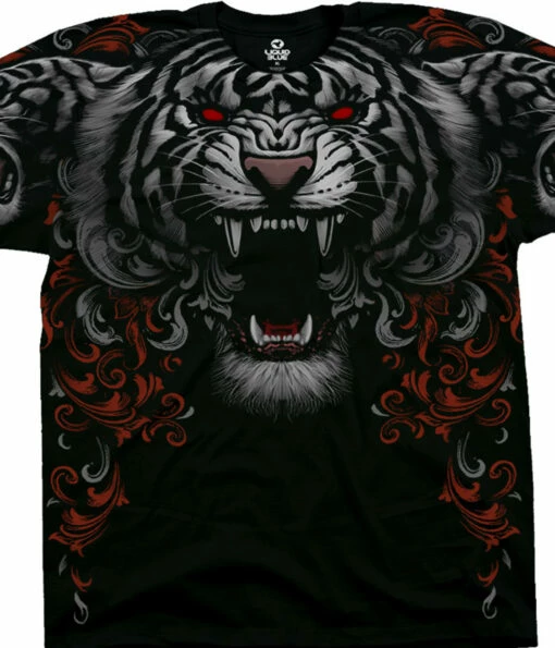 Three Tiger Roar Black T-Shirt 5 Three Tiger Roar Black T-Shirt -MLB Shop 31728f 12547.1569264517