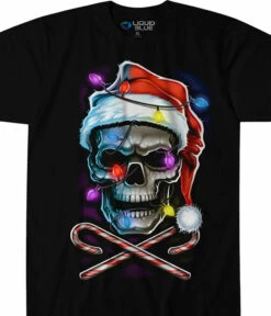 Skull And Cross Canes Black T-Shirt
