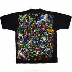 Colored Clowns Black T-Shirt -MLB Shop 31731b 49514.1389218387