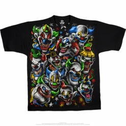 Colored Clowns Black T-Shirt -MLB Shop 31731f 77982.1389218387