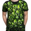 Skull Pile Green Black T-Shirt -MLB Shop 31733f body 42600.1636994830