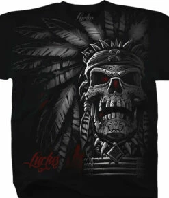 Chief Skull Black T-Shirt