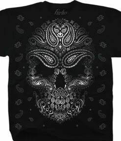 Bandana Skull Black T-Shirt