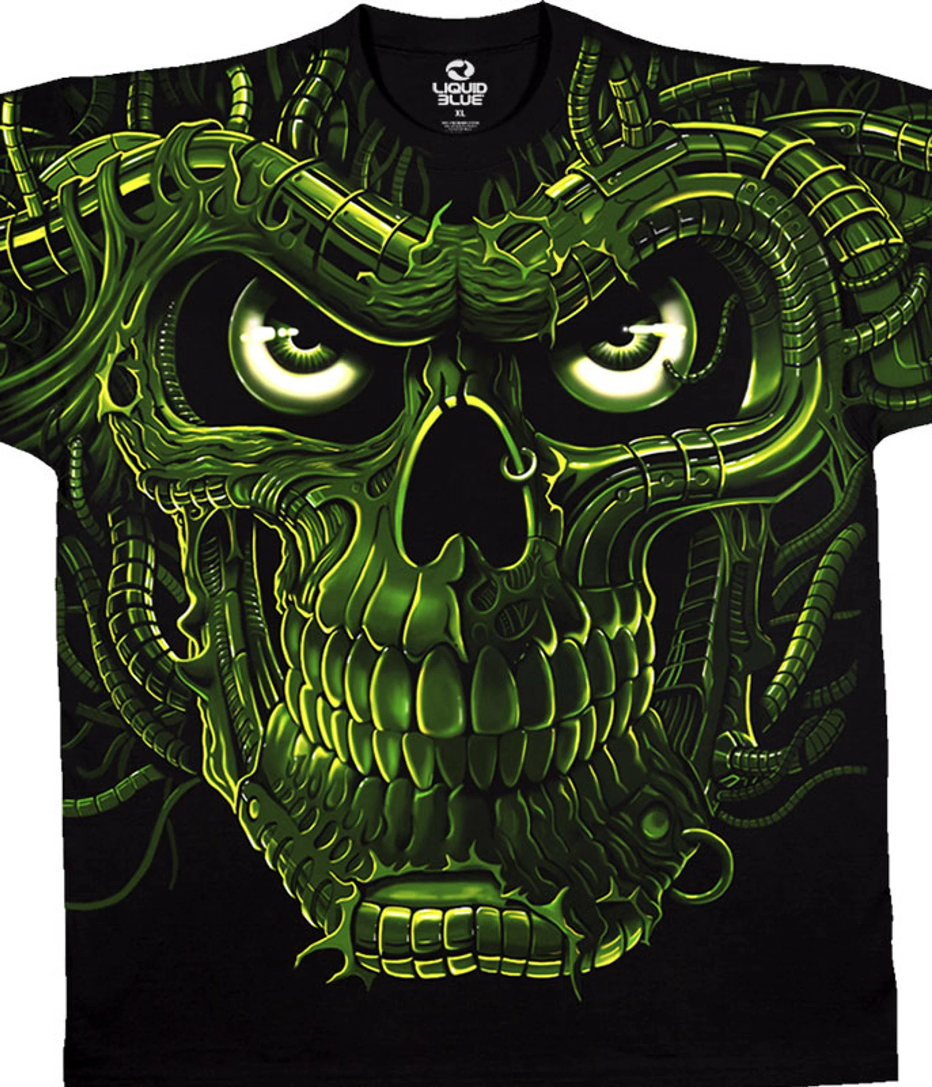 Terminator Skull Black T-Shirt 3 Terminator Skull Black T-Shirt