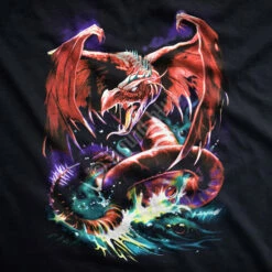 Great Wyrm Black T-Shirt -MLB Shop 31749f artwork 06305.1474562936