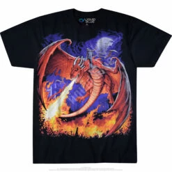 Dragon Fire Black T-Shirt -MLB Shop 31750f 65675.1473448481