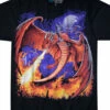 Dragon Fire Black T-Shirt -MLB Shop 31750f 87280.1569264519