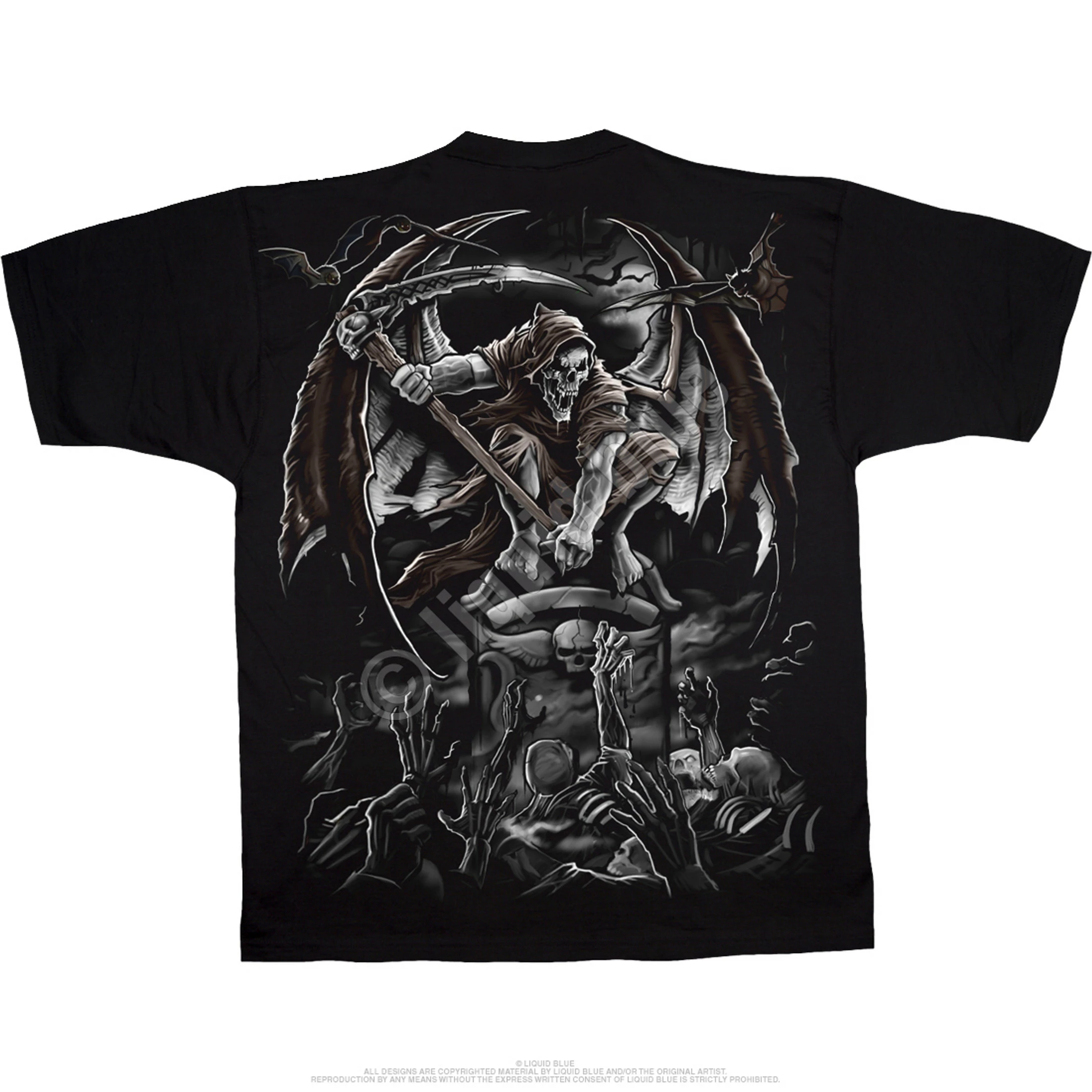 Gravestone Reaper Black T-Shirt 5 Gravestone Reaper Black T-Shirt - Image 3