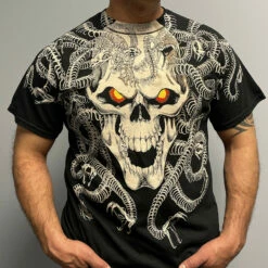 Medusa Black T-Shirt -MLB Shop 31762f model1 90593.1655140216