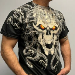 Medusa Black T-Shirt -MLB Shop 31762f model2 63715.1655140216