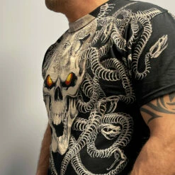 Medusa Black T-Shirt -MLB Shop 31762f model5 66869.1655140216