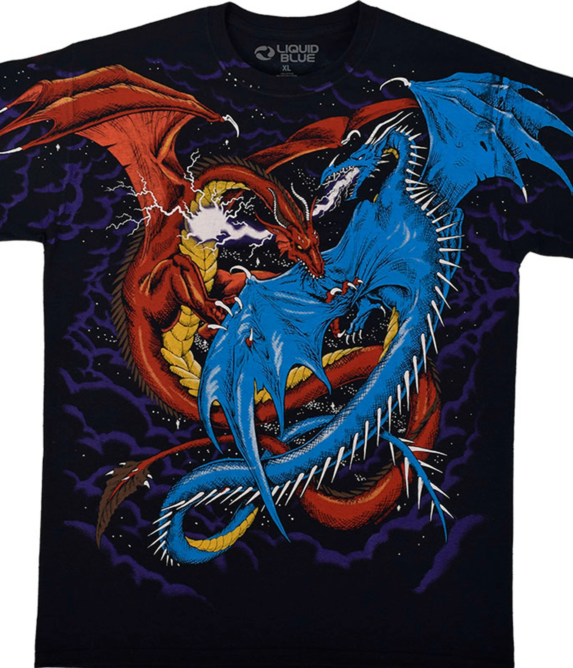 Dueling Dragons Black T-Shirt 3 Dueling Dragons Black T-Shirt