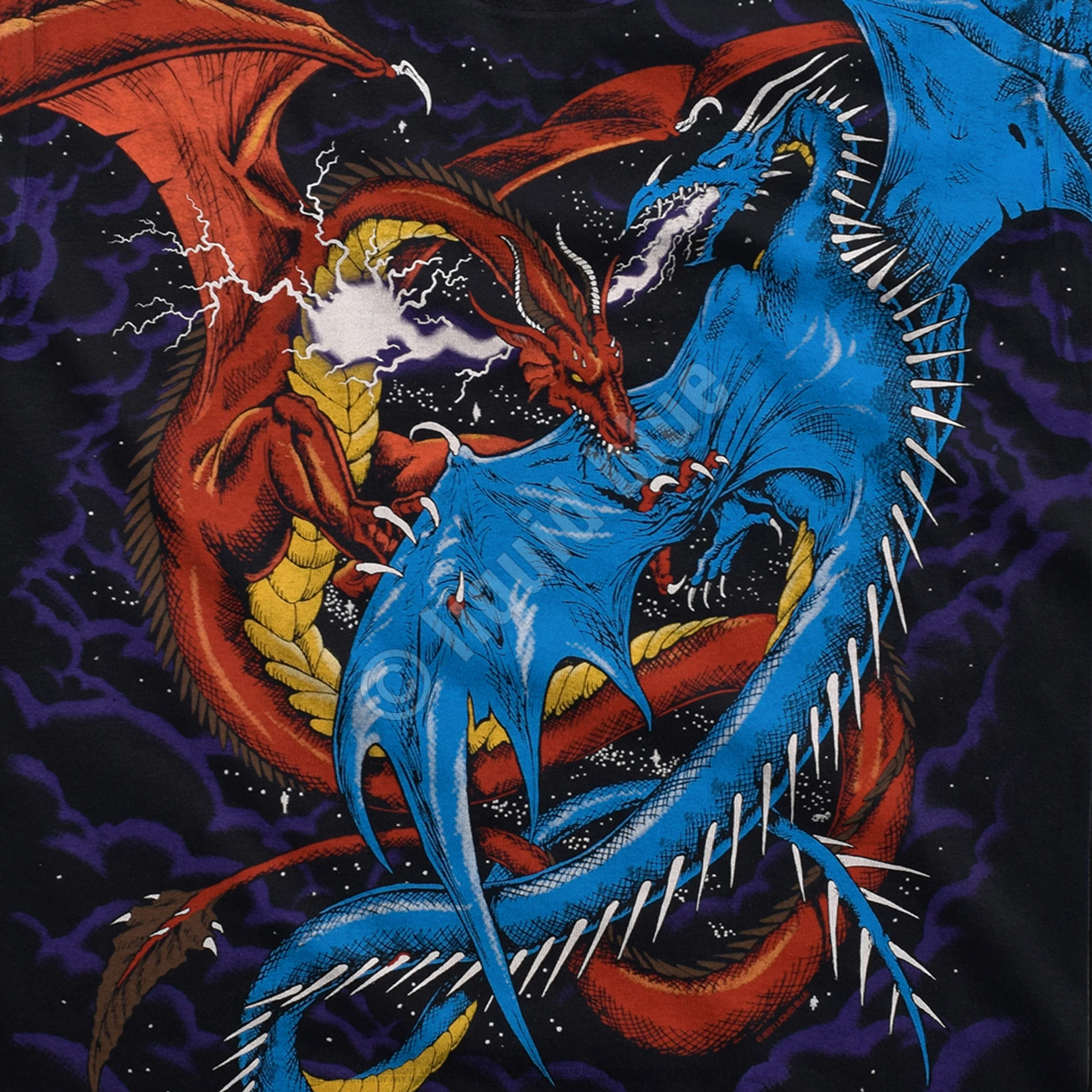 Dueling Dragons Black T-Shirt 6 Dueling Dragons Black T-Shirt - Image 4