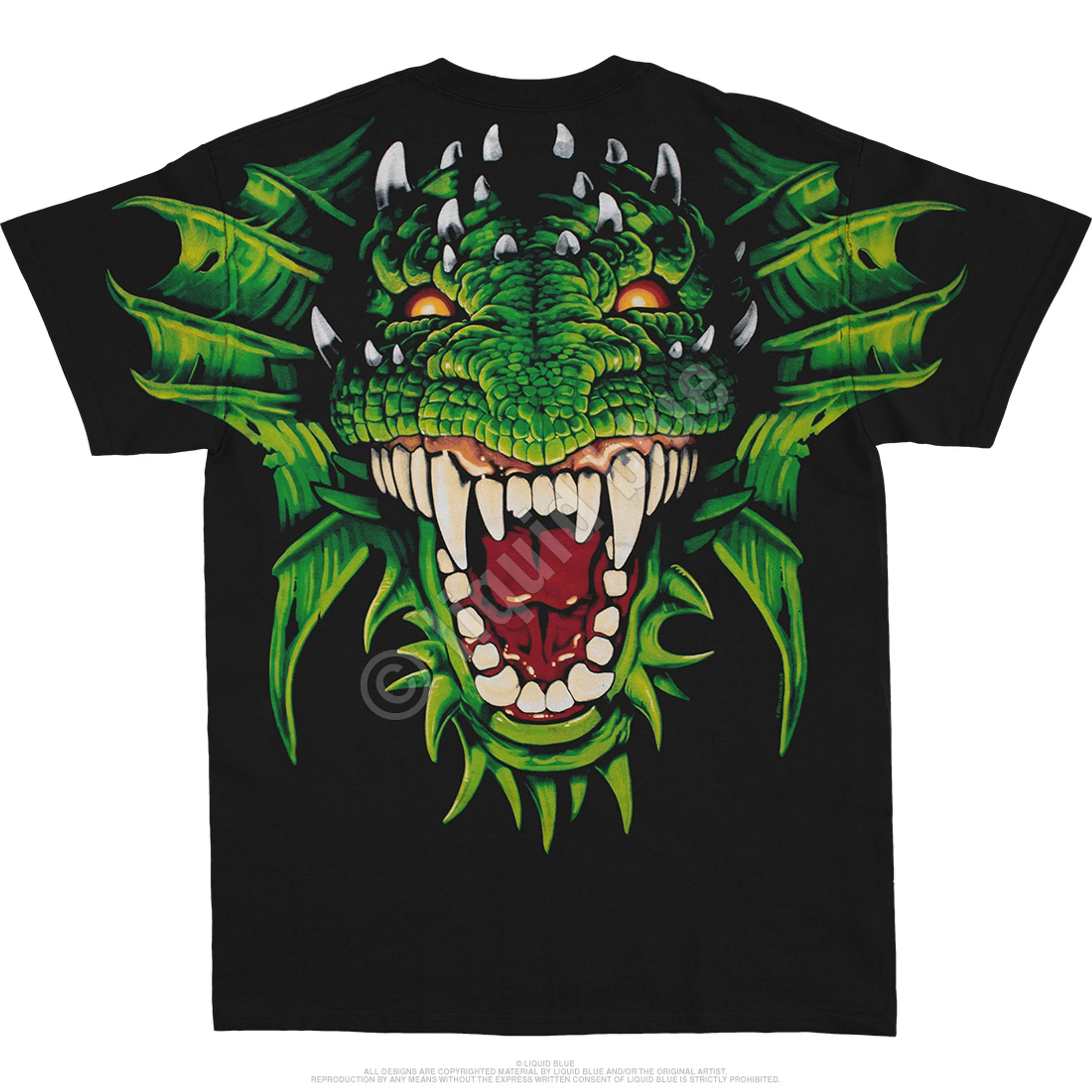 Dragon Head Black T-Shirt 5 Dragon Head Black T-Shirt - Image 3