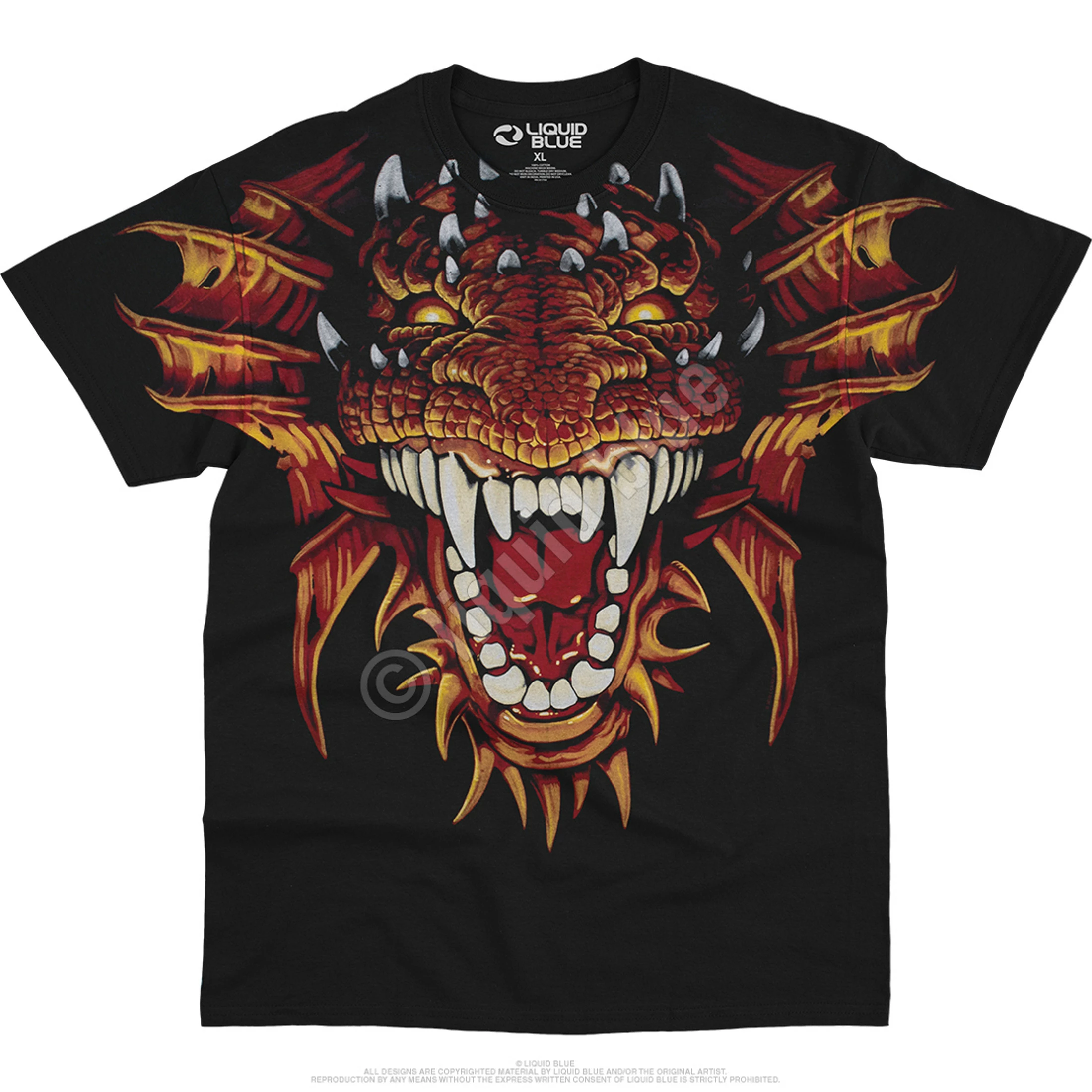 Dragon Head Black T-Shirt 4 Dragon Head Black T-Shirt - Image 2