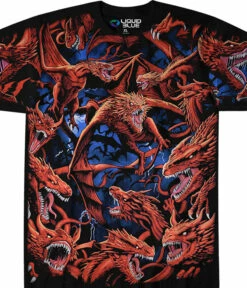 Dragon Storm Black T-Shirt