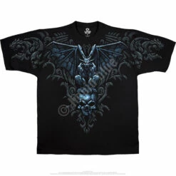 Gargoyle Skull Black T-Shirt -MLB Shop 31795f 10347.1389218389