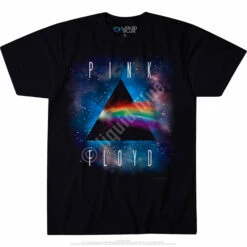 Pink Floyd Dark Side Space Black Athletic T-Shirt -MLB Shop 31802f 07124.1488401428