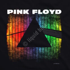Pink Floyd Dark Side Silhouette Black Athletic T-Shirt -MLB Shop 31808f artwork 74657.1488402592