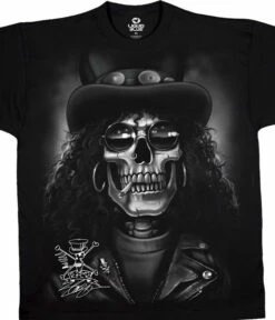 Slash Skull Black T-Shirt