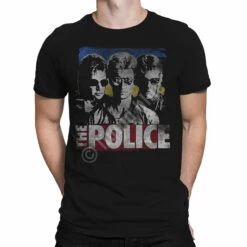 The Police Greatest Hits Black Athletic T-Shirt -MLB Shop 31812f body 87278.1500405952
