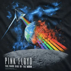 Pink Floyd Rainbow Attack Black T-Shirt -MLB Shop 31814f artwork 51309.1633554704