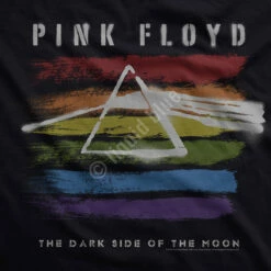 Pink Floyd Dark Side Brushed Black Athletic T-Shirt -MLB Shop 31821f artwork 83486.1488396719