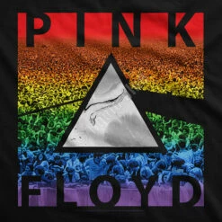 Pink Floyd Rainbow Prism Black T-Shirt 9 Pink Floyd Rainbow Prism Black T-Shirt -MLB Shop 31824f artwork 02167.1488401270