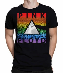 Pink Floyd Rainbow Prism Black T-Shirt